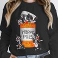 Boston Terrier Happy Pills T-Shirt Unisex Sweatshirt, novelty gifts, funny gifts