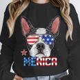 Boston Terrier Merica 4th Of July T Shirt Men Boys Dog Puppy Unisex Sweatshirt, novelty gifts, funny gifts