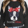 Boston Terrier Mom Bostie Women Girls Unisex Sweatshirt, novelty gifts, funny gifts