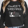 Boston Terrier Puppy Sweet Dreams Pajama For Bedtime Unisex Sweatshirt, novelty gifts, funny gifts