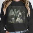 Boston Terrier Selfie With Ghosts Halloween Dog Lover Unisex Sweatshirt, novelty gifts, funny gifts