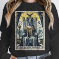 Boston Terrier Tarot Card Dog Unisex Sweatshirt, novelty gifts, funny gifts