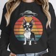 Boston Terrier UFO Alien Boston Terrier Dog Mom Dad Unisex Sweatshirt, novelty gifts, funny gifts