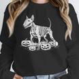 Bull Terrier Skeleton Birthday Halloween Kids Unisex Sweatshirt, novelty gifts, funny gifts