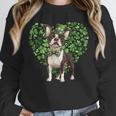 Cute Boston Terrier Shamrock St Patrick's Day Dog Lover Men Women Kids Unisex Sweatshirt, novelty gifts, funny gifts