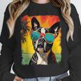 Dog Boston Terrier Hawaiian Unisex Sweatshirt, novelty gifts, funny gifts