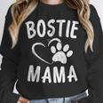 Fun Bostie Mama Dog Lover Apparel Boston Terrier Mom Unisex Sweatshirt, novelty gifts, funny gifts