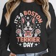 It’s A Boston Terrier Day Pet Cute Dog Lover Cartoon Unisex Sweatshirt, novelty gifts, funny gifts