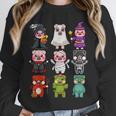 Pig Spooky Ghost Witch Boo-Jee Horror Pumpkin Pig Halloween Unisex Sweatshirt, novelty gifts, funny gifts
