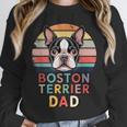 Retro Boston Terrier Dad Unisex Sweatshirt, novelty gifts, funny gifts