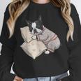 Sleepy Boston Terrier Pajama Men Women Kids Unisex Sweatshirt, novelty gifts, funny gifts