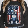 Vintage Boston Terrier Dog American USA US Flag Pets Lovers Unisex Sweatshirt, novelty gifts, funny gifts