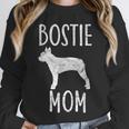 Vintage Boston Terrier Mom Dog Owner Bostie Mother Unisex Sweatshirt, novelty gifts, funny gifts