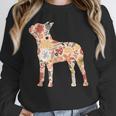 Vintage Floral Boston Terrier For Dog Lover Unisex Sweatshirt, novelty gifts, funny gifts