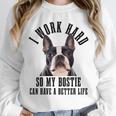 Bostie Mama Dog Dad Boston Terrier For Men Women Unisex Sweatshirt, novelty gifts, funny gifts