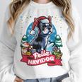 Boston Terrier Santa Claus Coffee Mug Merry Christmas Dogs Unisex Sweatshirt, novelty gifts, funny gifts