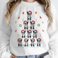 Boston Terrier Xmas Tree Lights For Men Women Boston Terrier Unisex Sweatshirt, novelty gifts, funny gifts