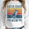Dog Boston Terrier Mom Vintage Boston Terrier Mom Unisex Sweatshirt, novelty gifts, funny gifts