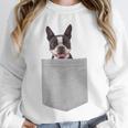 Dog In Your Pocket Boston Terrier For Men Women Girls Kids Unisex Sweatshirt, novelty gifts, funny gifts