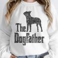The Dogfather Boston Terrier Dog Funny Dog Gift T-Shirt For Men Women Girls Kids Unisex Sweatshirt, novelty gifts, funny gifts