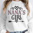 Granddaughter Nanas Girl Unisex Sweatshirt, novelty gifts, funny gifts