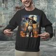 Aesthetic Halloween Boston Terrier Dog Witch Pumpkin For Men Women Kids Unisex Sweatshirt, Boston Terrier Halloween Sweatshirts, gift for family, gift for coworker