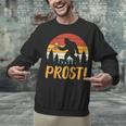 Bigfoot Sasquatch Prost Retro Bavarian Oktoberfest Men Women Unisex Sweatshirt, gift for family, gift for coworker