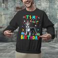My Birthday Colorful Costume Boston Terrier Party Unisex Sweatshirt, gift for family, gift for coworker