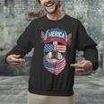 Boston Terrier 4th Of July US Merica Bostie Dog Patriotic For Men Women Kids Unisex Sweatshirt, Patriotic Boston Terrier Sweatshirts, Boston Terrier 4th Of July Sweatshirts, gift for family, gift for coworker