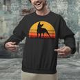 Boston Terrier Bostie Sunset Retro Dog Pet Mom Dad Unisex Sweatshirt, Boston Terrier Mom Sweatshirts, Boston Terrier Dad Sweatshirts, gift for family, gift for coworker