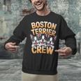 Boston Terrier Crew Cartoon For Dog Owner Pet Boston Terrier Unisex Sweatshirt, gift for family, gift for coworker