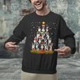 Boston Terrier Dog Christmas Tree Santa Hat Xmas Pajama Men Women Kids Unisex Sweatshirt, Boston Terrier Christmas Sweatshirts, gift for family, gift for coworker