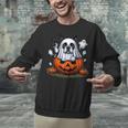 Boston Terrier Ghost Boo Halloween Kids Unisex Sweatshirt, Boston Terrier Ghost Sweatshirts, Boston Terrier Halloween Sweatshirts, gift for family, gift for coworker