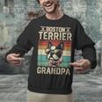 Boston Terrier Grandpa Dog Lover Father's Day Unisex Sweatshirt, gift for family, gift for coworker