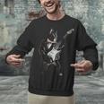 Boston Terrier Guitar Unisex Sweatshirt, gift for family, gift for coworker