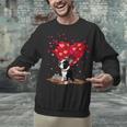 Boston Terrier Lover Heart Shape Boston Terrier Valentine Unisex Sweatshirt, gift for family, gift for coworker