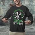 My Boston Terrier Is My Lucky Charm Paw Dog St Patrick's Day Unisex Sweatshirt, gift for family, gift for coworker