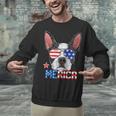Boston Terrier Merica 4th Of July T Shirt Men Boys Dog Puppy Unisex Sweatshirt, Boston Terrier 4th Of July Sweatshirts, gift for family, gift for coworker
