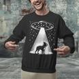 Boston Terrier Mom Dad Dog Alien UFO For Men Women Unisex Sweatshirt, Boston Terrier Mom Sweatshirts, Boston Terrier Dad Sweatshirts, gift for family, gift for coworker
