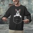Boston Terrier In The Pocket Cute Boston Terrier Dog Lovers For Men Women Girls Kids Unisex Sweatshirt, gift for family, gift for coworker