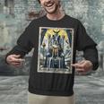 Boston Terrier Tarot Card Dog Unisex Sweatshirt, Boston Terrier Tarot Sweatshirts, gift for family, gift for coworker