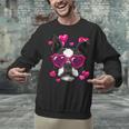 Boston Terrier Valentines Day Shirt Heart Dog Lover Unisex Sweatshirt, gift for family, gift for coworker