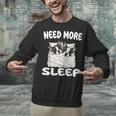 Cute Boston Terrier Need More Sleep Pajamas Nightgown Unisex Sweatshirt, gift for family, gift for coworker