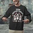 Cute Cartoon For Dog Owners Pet Team Boston Terrier Unisex Sweatshirt, gift for family, gift for coworker