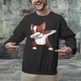 Dabbing Red Boston Terrier Dab Dance Dog Men Women Kids Unisex Sweatshirt, gift for family, gift for coworker