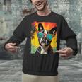 Dog Boston Terrier Hawaiian Unisex Sweatshirt, gift for family, gift for coworker