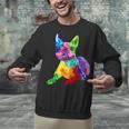 Dog Lover Boston Terrier Dog Colorful Boston Terrier Men Women Kids Unisex Sweatshirt, gift for family, gift for coworker