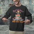 This Girl Loves Watermelon And Her Boston Terrier Dog Mother Unisex Sweatshirt, gift for family, gift for coworker