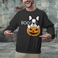 The Halloween Boston Terrier Unisex Sweatshirt, Boston Terrier Halloween Sweatshirts, gift for family, gift for coworker