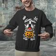 Halloween Dog Boston Terrier Mummy Costume Men Women Kids Unisex Sweatshirt, Boston Terrier Halloween Sweatshirts, gift for family, gift for coworker